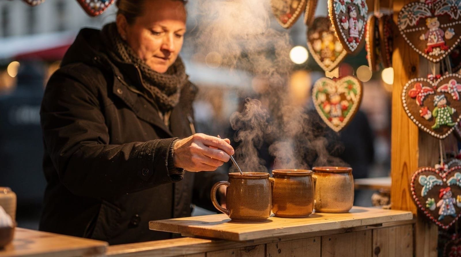 Munich Christmas market food guide — Glühwein, roasted almonds, Dampfnudeln, Bratwurst — a practical guide to the foo