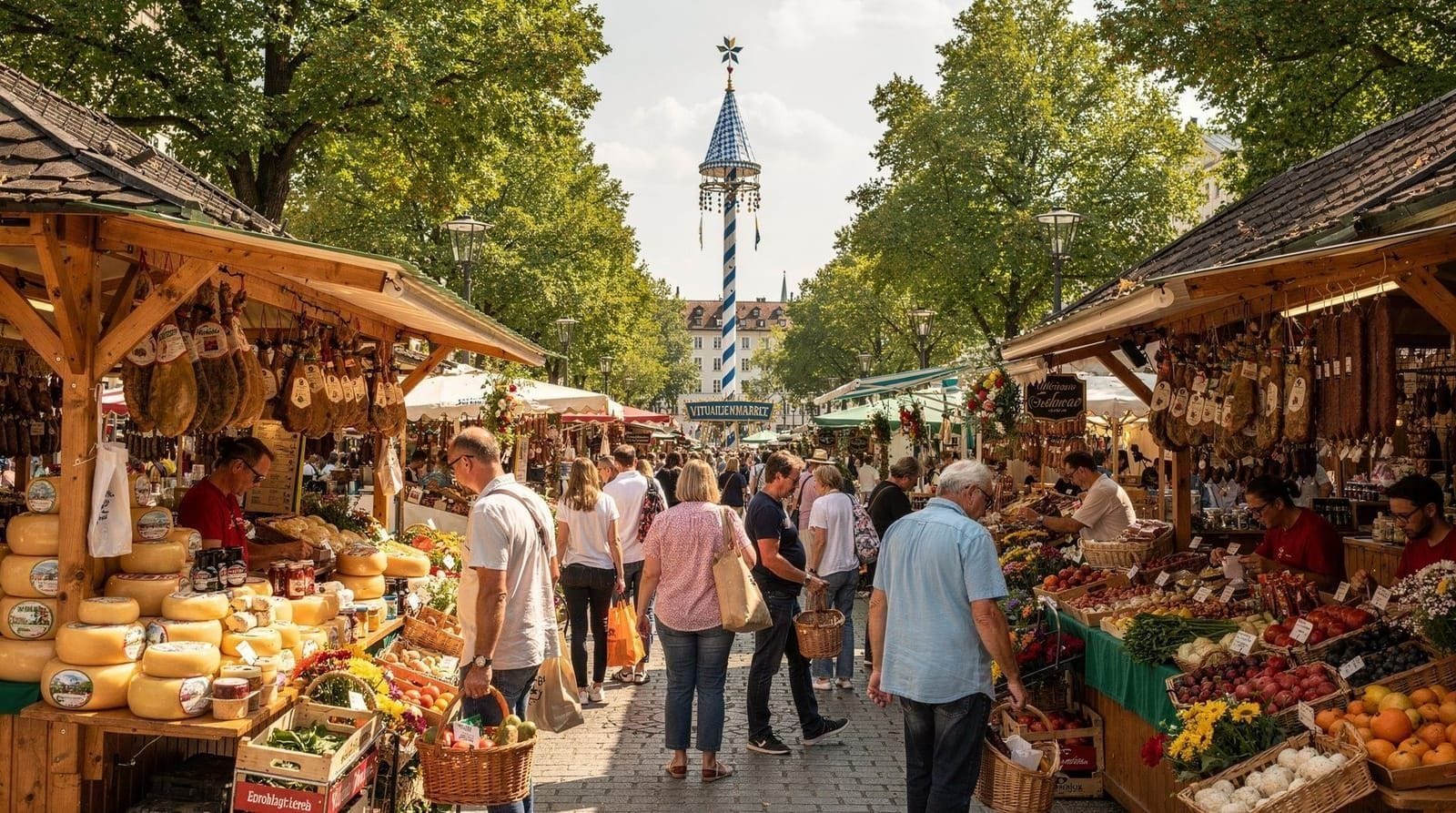 Viktualienmarkt food guide — Munich's finest market explained